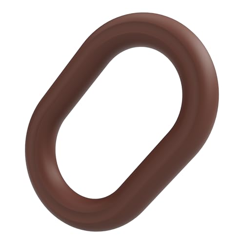 BetterMe Sculpt Weight Loop – Ergonomic Hand Weights for Pilates, Barre & Home Workouts – Weighted Ring for Strength Training & Toning - color: Chocolate Brown, size: 8 lb