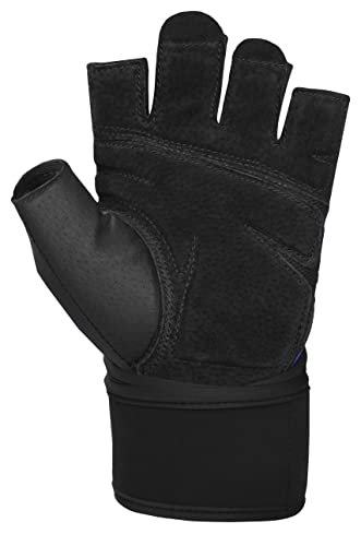Harbinger Training Grip Wristwrap Weight Lifting Gloves, Unisex - size: Medium