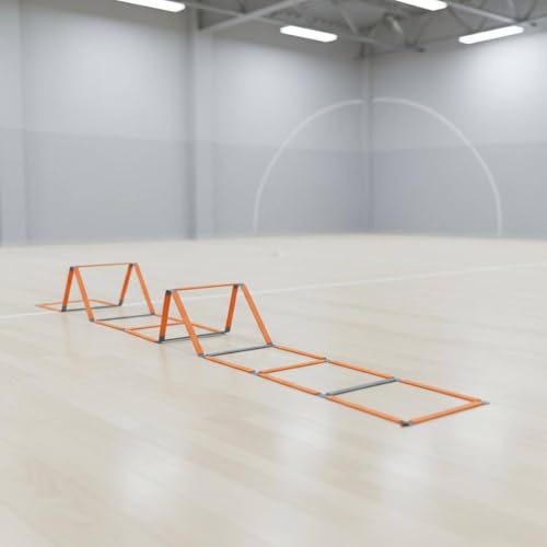 Coordination Training Ladder Multifunctional Agility Hurdle Ladder Fixed Frame Folding Agility Hurdle for Speed Exercises