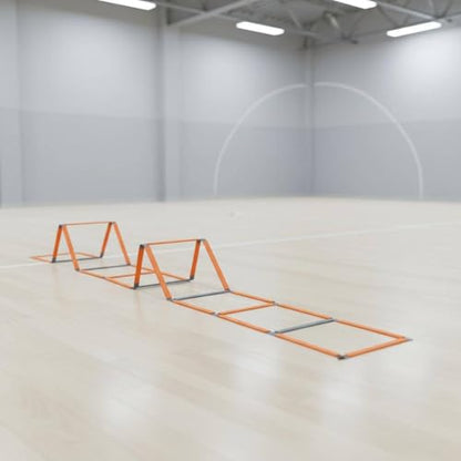 Coordination Training Ladder Multifunctional Agility Hurdle Ladder Fixed Frame Folding Agility Hurdle for Speed Exercises