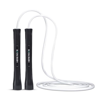 Adjustable Jump Rope – 5mm PVC Skipping Rope with Unbreakable Handles, Non-Kinking, Includes 1 Spare Rope for Indoor & Outdoor Fitness Training for Men, Women