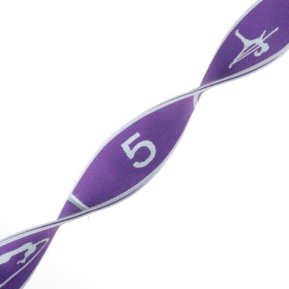 2pcs 8-Loop Elastic Resistance Band Stretching Strap Stretch Band Adjustable Stretch Bands for Dance Yoga Ballet Gymnastics Exercise Training Resistance Strap Leg Arm Stretching Equipment