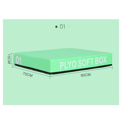 Foam Reinforced Box, Stackable Soft Plywood Box, Anti-Skid Safety, Used for Jumping, Strength Training and Physical Training, Suitable for Home Gym Box