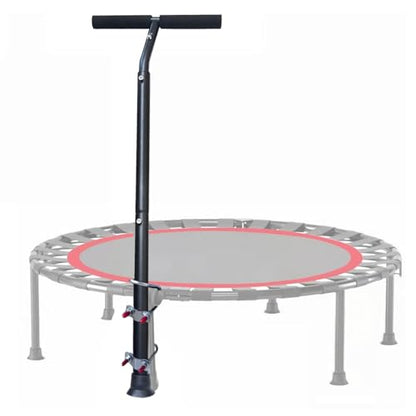 Trampoline Handle Bar Rebounder Handle Bar for Round Fitness Trampolines Fits Foot Tubes up to 0.98IN-1.25IN Diameter (Trampoline not Included) Non-Slip Comfortable Handles