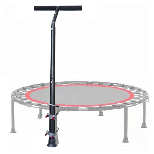 Trampoline Handle Bar Rebounder Handle Bar for Round Fitness Trampolines Fits Foot Tubes up to 0.98IN-1.25IN Diameter (Trampoline not Included) Non-Slip Comfortable Handles