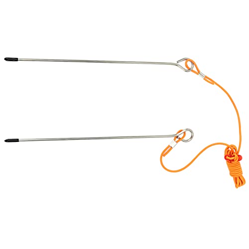 Golf Alignment Stick Swing Trainer Aid, Golf Training Aid Equipment with Elastic String, Telescopic 2.5M - 5M Metal Practice Rod for Posture Correction and Putting