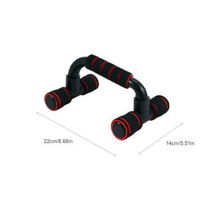 Healifty Red Dual Wheel Ab Roller Set Home Gym Fitness Equipment for Unisex Core Strengthening and Abdominal Workout Portable Compact Design for Exercise