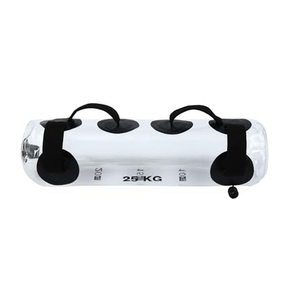 55lbs Water-Filled Exercise Bag Adjustable Weight Training System for Full Body Workouts Includes Pump & Comfort Handles for Squats, Rows & More