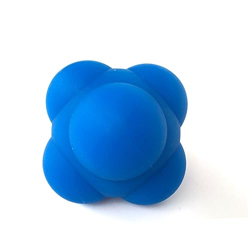 2pcs Hexagonal Silicone Reaction Training Agility Test and Coordination Workout Tool for Men and Women Bouncing for Speed and Improvement Indoor Exercise Equipment