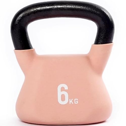 Kettlebell Weights Home Use Female Body Shaping Kettle Bells, Gym Muscle Training Dumbbell, Swing/Squat/Press, Sports Training Equipment(B-6kg)