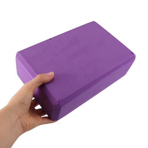 BESTonZON 2pcs Eva Non-slip Yoga Blocks High Density Foam Bricks for Stretching and Balance Training Lightweight Exercise Support for Pilates and Gymnastics