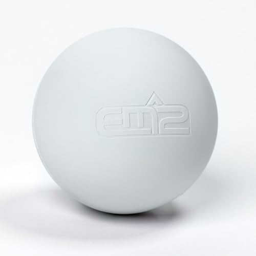 EM^2 EM2 Lacrosse Ball Set of 6 - Multi-Purpose Lacrosse Balls for Massage, Sport & Pet Play - Durable, Long Lasting and No Smell