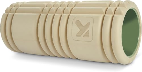 TRIGGERPOINT Performance Therapy Grid Patented Multi-Density Foam Massage Roller (30% Renewable Materials) Exercise,Deep Tissue Muscle-Muscle Pain&Tightness,Improves Circulation (13"),Tan (Pack of 6) - color: Tan, size: 13 Inch (Pack of 6)