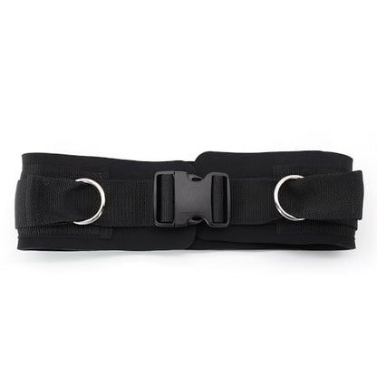LOOEEL Adjustable Waist Belt Soft Neoprene Padded Belt with 2 Movable Rings for Cable Machines Fitness Exercise Speed Agility Resistance Training