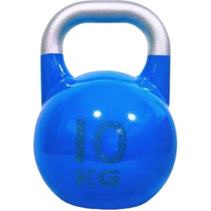 Kettlebell Weights Fitness Sports Competitive Kettle Ball, Muscle Training Dumbbells for Men and Women, Swing/Squat, Gym Exercise Equipment(Light blue-10kg)