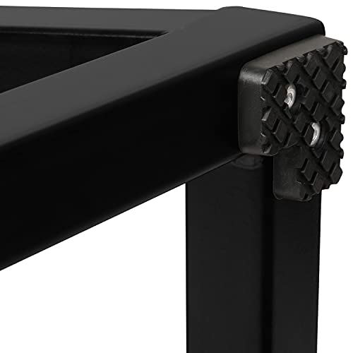 Retrospec Leap Plyo Box Jump Platforms for Home Gym Plyometric Jumping, Strength Training & Jump Box Exercise for Men and Women - color: Matte Black, style: 18"