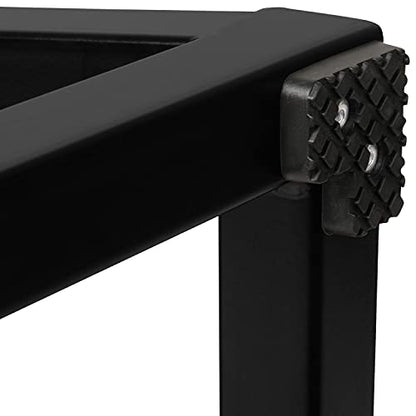 Retrospec Leap Plyo Box Jump Platforms for Home Gym Plyometric Jumping, Strength Training & Jump Box Exercise for Men and Women - color: Matte Black, style: 18"