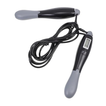 Electronic Counting Jump Rope for Fitness and Weight Loss Steel Wire Sturdy Skipping Rope with Digital Counter for Outdoor Exercise