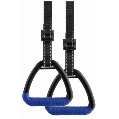 Gymnastic Rings, Gymnastic Rings Equipment, Pull-up Gymnastic Rings, Home Gymnastic Rings no-Punch bar Lanyard for Training Workouts - color: Blue