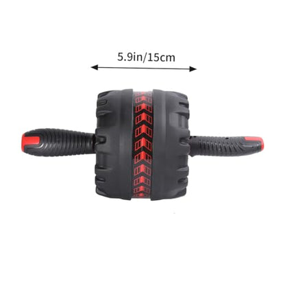 Automatic Rebound Abdominal Exercise Roller with Knee Pad Anti-Skid Steel and Rubber Ab Wheel for Home Fitness Suitable for Fitness Levels