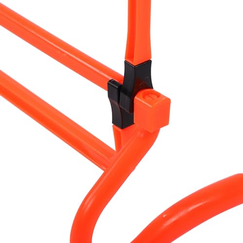 VGEBY 5Pcs Football Hurdle, PVC Adjustable Foldable Soccer Training Tool Training Aids for Soccer Basketball Baseball