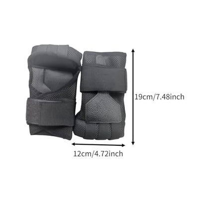 Menolana Sparring Gloves Hollow Palms Breathable Punching Gloves Hand Wraps for Kickboxing Grappling MMA Karate Fitness - color: Black