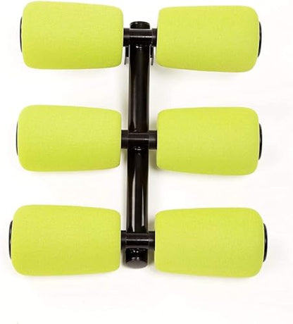 AB Doer 360 Workout Equipment for Total Core and Abs Exercise, Fat-Burning, Toning, and Fitness at Home, 6 Pack Massage Roller Kit
