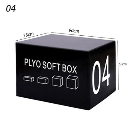 Jumping Training Box Soft Foam Enhanced Box Jumping Set Stackable Box for Home and Gym Can Be Provided Separately Or in Full - size: 90*75*60cm