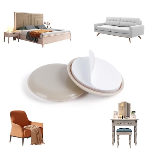 Self-Stick Furniture Sliders, New Space 36pcs 1-3/4" Sliders for Carpet - size: 1-3/4 inch (36pcs)
