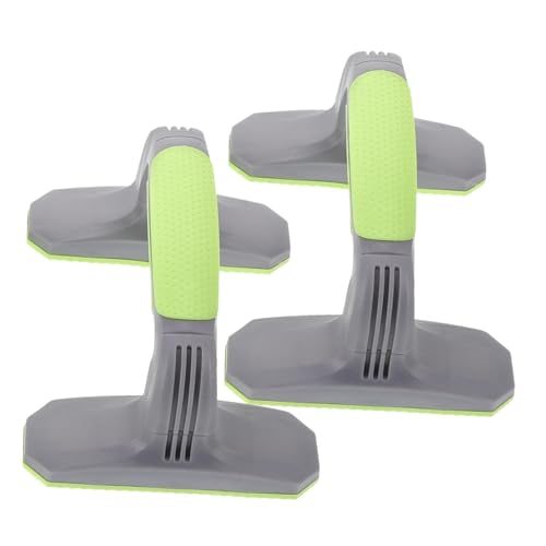 KICHOUSE 2Pcs Bars Anti-Slip Soft Plastic Handles for Home Gym Strength Training Equipment for Men Women for Floor Workouts and Bodyweight Exercises