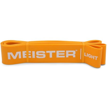 Meister X Band Comfort-Width 41" x 2" Resistance Bands - X-Wide Premium Loop Bands - style: Light / Yellow