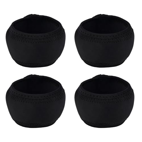 Durable Neoprene Dumbbell Head Covers 4 Pack Protect Your Floors and Weights Compatible with 3.93 Inch Coated Dumbbells 7 10 15 20 lbs