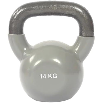 Kettlebell Weights Women's Fitness Shaping Kettle Bells, Home Squat Exercise Kettle Ball, Vest Line/Peach Buttocks, Create A Perfect Body Curve(Silver grey-14kg) - color: Silver Grey-14kg