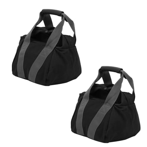 2PCS Canvas Workout Sandbag with Handles, Sand Bags for Weight Training, Adjustable Canvas Soft Sand Bag for Full Body Training