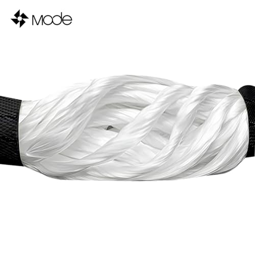 Mode Black Heavy Duty Polyester Lift Sling Straps 6.56ft x 1.96inch,4409lbs Load Capacity Flat Eye Web Sling for Crane Lifting,Tree Saver Recovery Winch Strap (1-Pack)