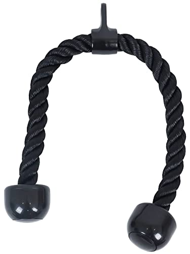 Fitvids Cable Attachment Set 800LB LoadCapacity Tricep Rope, Row Handle, StraightBar, V Bar Commercial Grade Cable MachineAccessories for Home Gym Workouts
