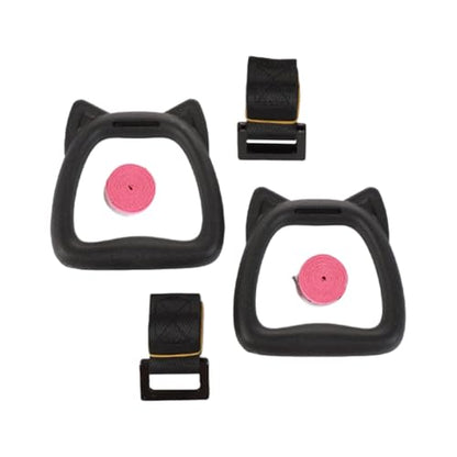 Ciieeo Gymnastic Rings with 1m Adjustable Straps, Professional Pull-up Training Workout Rings for Body Strength, Sturdy Fitness Equipment Set for Boys and Indoor Gymnastics