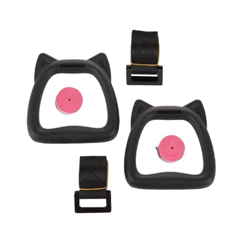 MAGICLULU Gymnastics Rings Set with 1m Adjustable Straps, Indoor Fitness Pull-up Training Equipment, Sturdy Hanging Workout Rings for Bodybuilding and Strength Exercises