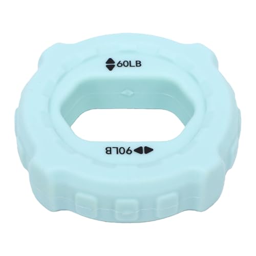 Dpofirs Grip Strength Trainer Rings, 4PCS Finger Hand Exerciser Silicone Rings for Men and Women with Textured Surface for Resistance Training, Forearm Finger Exercise, Portable Strength