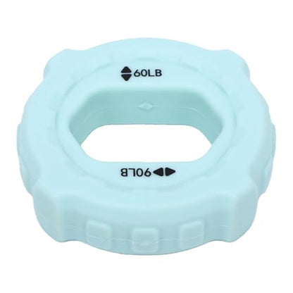 Dpofirs Grip Strength Trainer Rings, 4PCS Finger Hand Exerciser Silicone Rings for Men and Women with Textured Surface for Resistance Training, Forearm Finger Exercise, Portable Strength