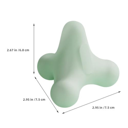 NOLITOY 2pcs Four Corner Massage Balls for Back and Neck Muscle Relaxation, Yoga Fitness Massage Balls with Firm Myofascial Release, Suitable for Shoulder Relief and Muscle