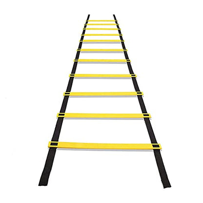 Agility Ladder Adjustable Agility Ladder, Flexibility Speed Training Ladder, Fitness Jumping Ladder Footwork Sport Equipment, with Carry Bag(Size:3M) - size: 3M