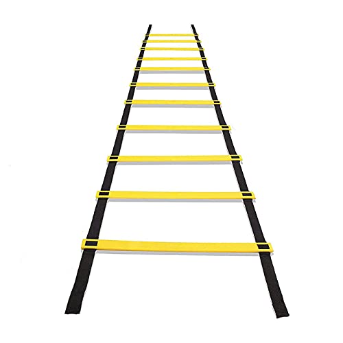 Agility Ladder Adjustable Agility Ladder, Flexibility Speed Training Ladder, Fitness Jumping Ladder Footwork Sport Equipment, with Carry Bag(Size:4M) - size: 4M