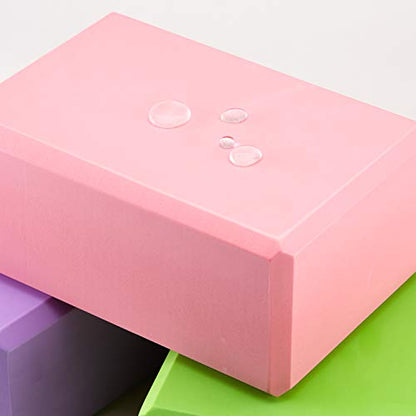 High Density EVA Foam Yoga Block 9" x 6" x 4" - color: Purple