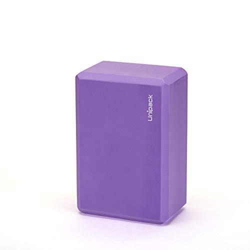 High Density EVA Foam Yoga Block 9" x 6" x 4" - color: Purple