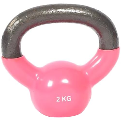 Kettlebell Weights Women's Fitness Shaping Kettle Bells, Home Squat Exercise Kettle Ball, Vest Line/Peach Buttocks, Create A Perfect Body Curve(Pink-2kg) - color: Pink-2kg