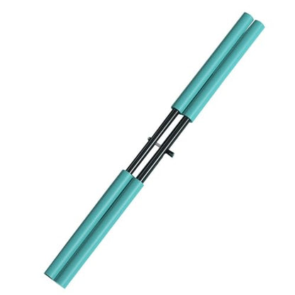 Yoga Stick,Adult Kids Adjustable Steel Body Pole Open Shoulder Beauty Back Hump Posture Correction Shaping Yoga Fitness Stick (Green)