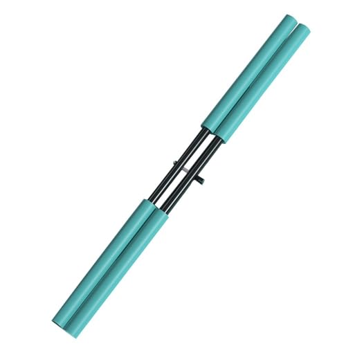Yoga Stick,Adult Kids Adjustable Steel Body Pole Open Shoulder Beauty Back Hump Posture Correction Shaping Yoga Fitness Stick (Green)