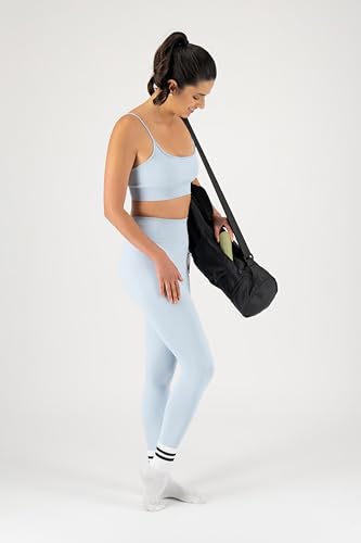 Yoga Mat Bag – Crossbody Gym Bag for Women & Men, Waterproof Travel Carrier Fits Thick Yoga Mat, Multi Pocket Storage with Strap Holder, Shoulder Carry for Fitness Pilates Exercise