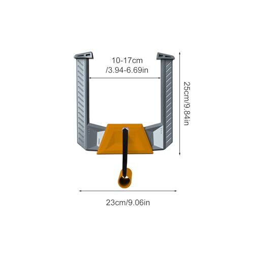 Doorway Pull Up Bars Portable Compact No Drilling Required Comfortable - color: Gray
